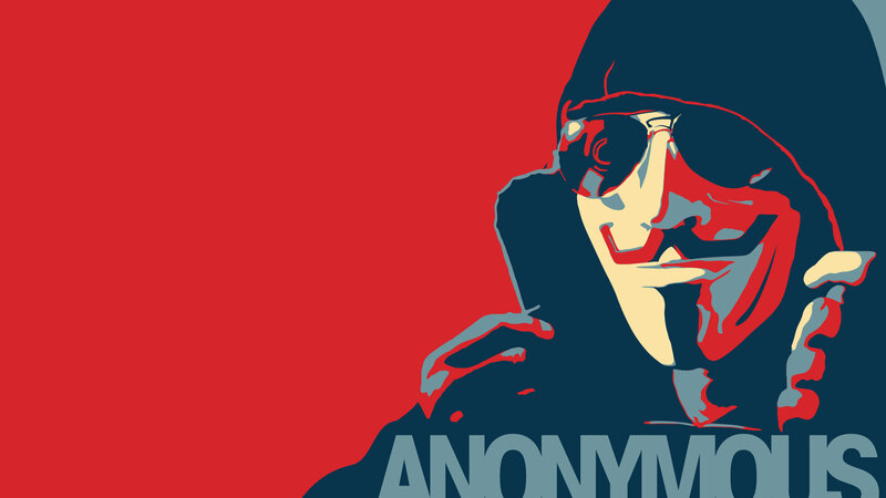 Person in Guy Fawkes Mask — Red, Dramatic