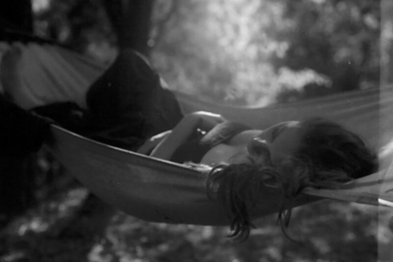 Person in Hammock — Black
