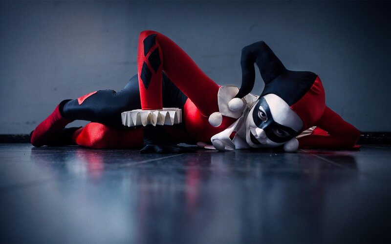 Person in Harley Quinn Costume
