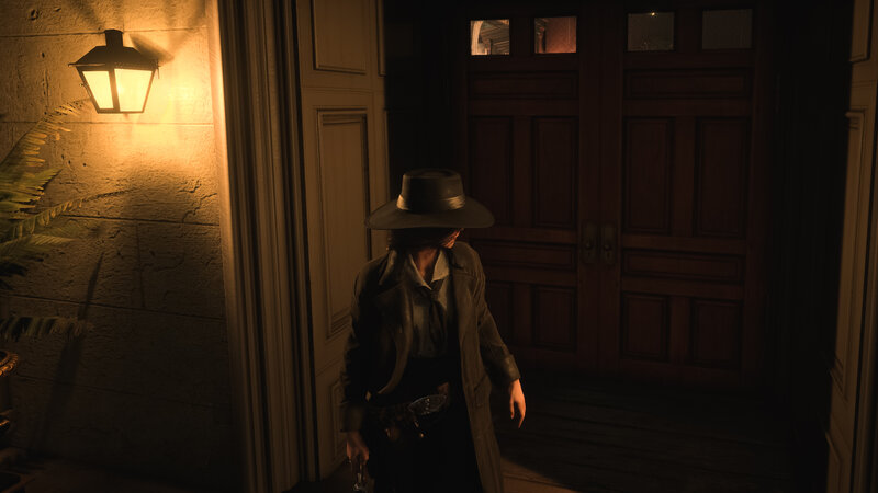 Person in Hat and Coat — Brown