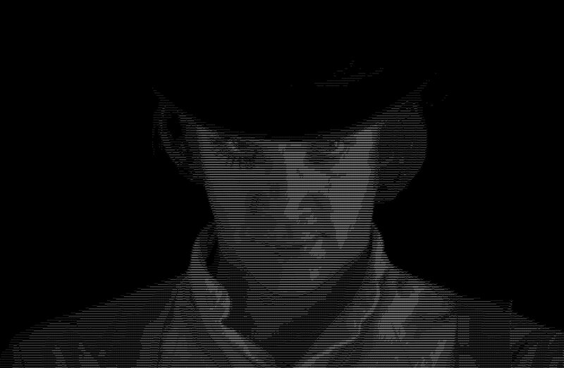 Person in Hat — Black, Mysterious