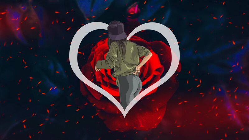 Person in Heart Shape