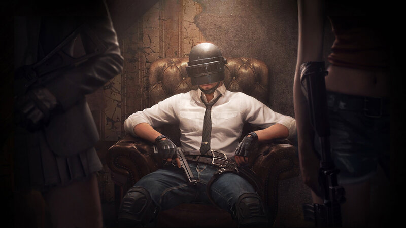 Person in Helmet Sitting — Brown