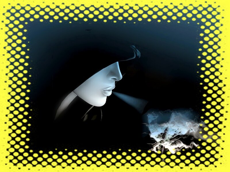 Person in Hooded Cloak — Black, Dramatic, Night, Digital Art