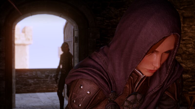 Person in Hooded Cloak — Purple, Dramatic