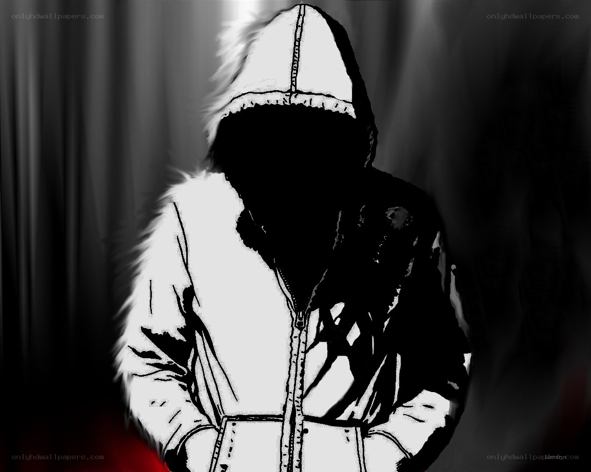person in hooded jacket