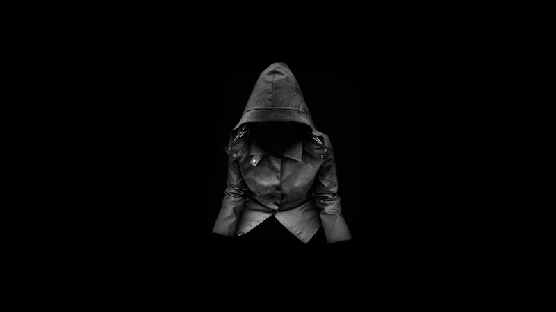Person in Hooded Jacket — Black, Dramatic, Photograph, Hoodie
