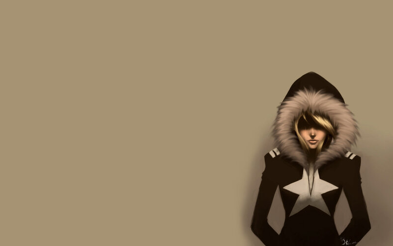 Person in Hooded Jacket — Brown