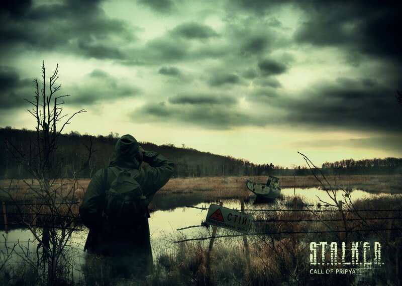 Person in Hooded Jacket — Green