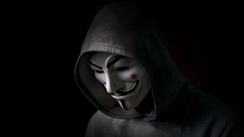 Person in Hoodie and Mask