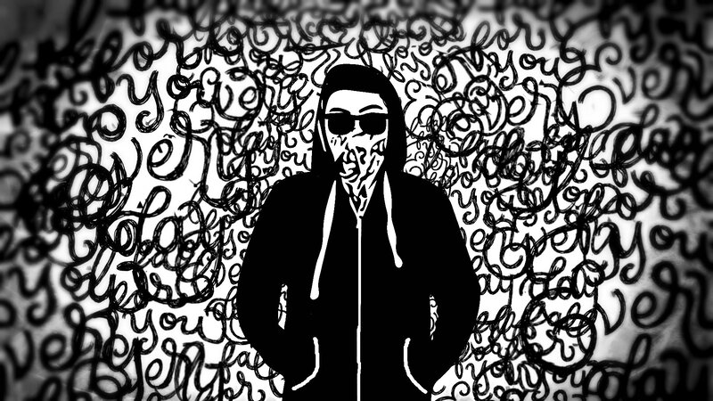 Person in Hoodie and Sunglasses