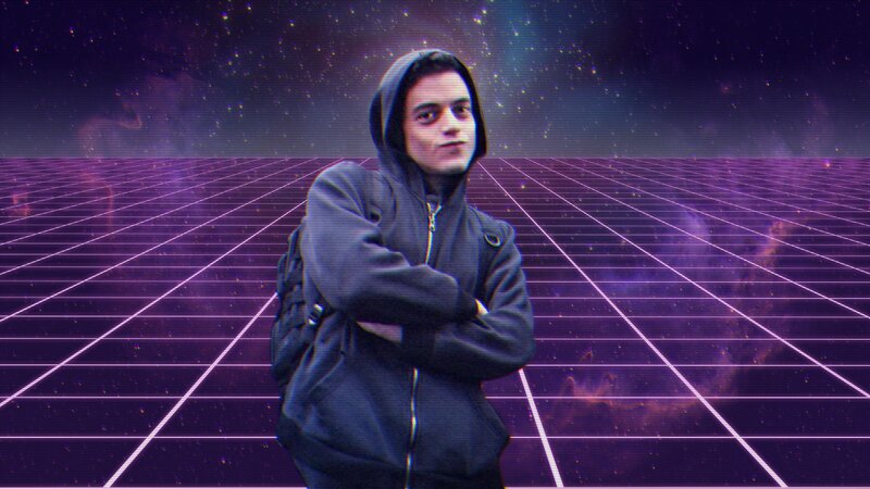Person in Hoodie — Purple