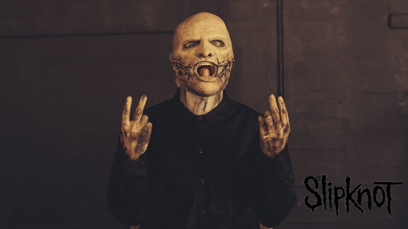 Person in Horror Mask