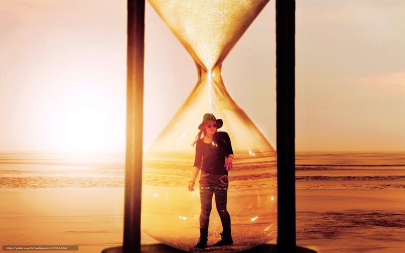 Person in Hourglass
