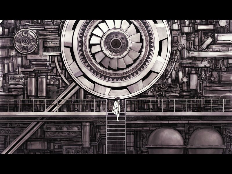 person in industrial setting