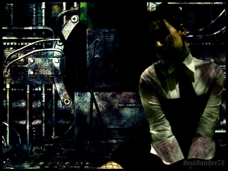 person in industrial setting