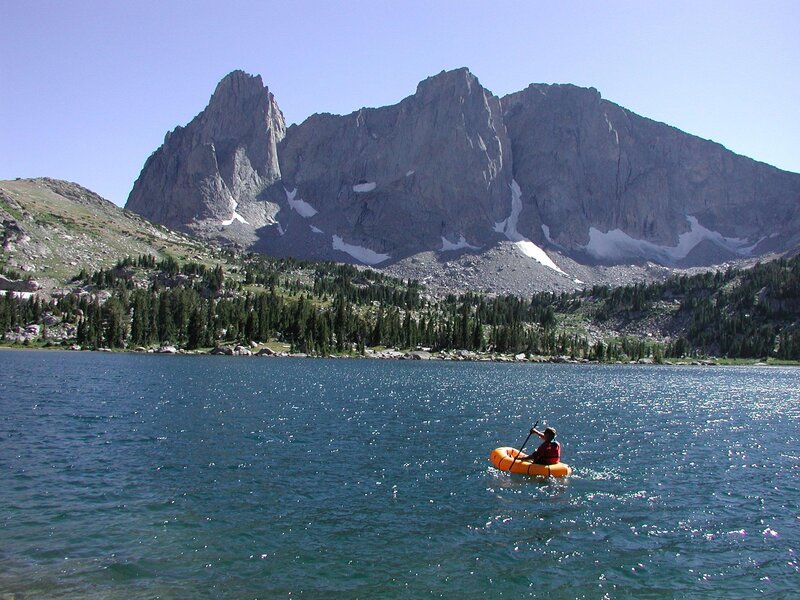 Person in Inflatable Kayak