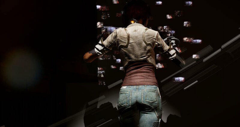 Person in Jacket and Jeans