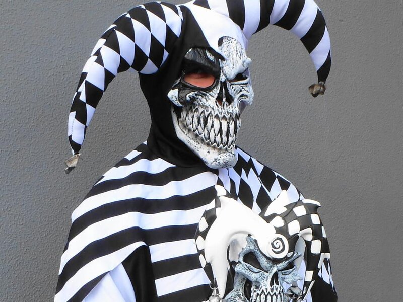 Person in Jester Costume