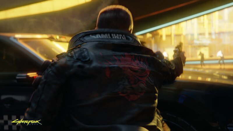 Person in Leather Jacket — Black, Dramatic, Night