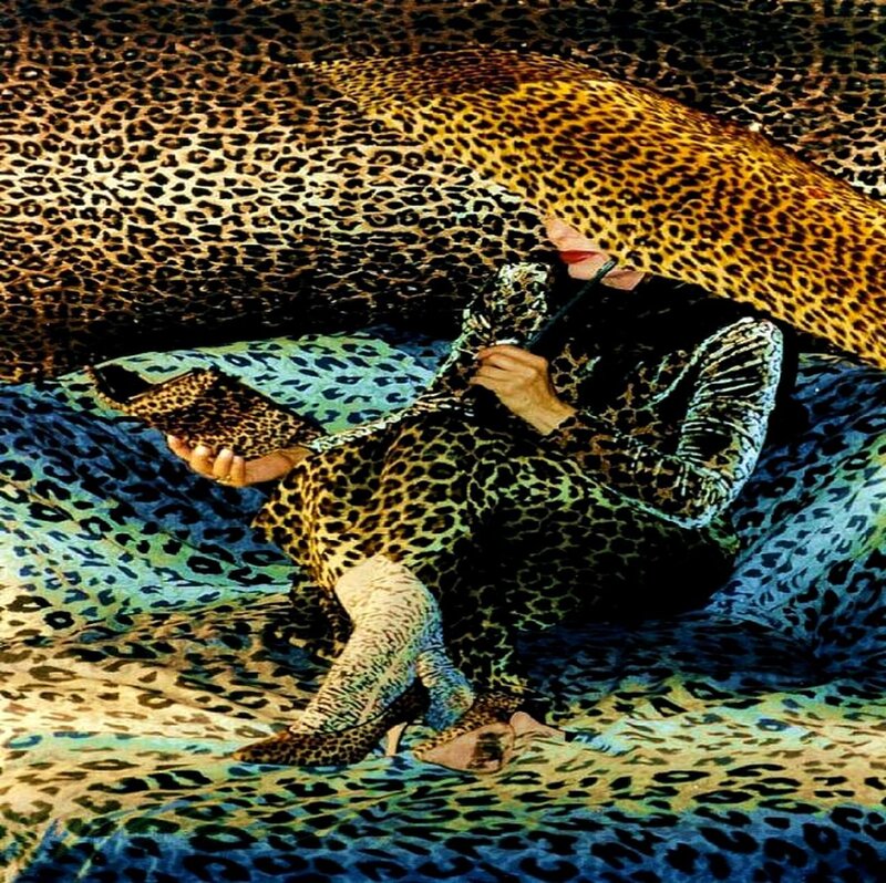 Person in Leopard Print