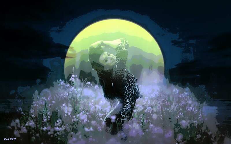 Person in Leopard Print — Yellow