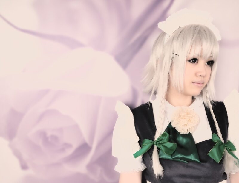 Person in Maid Costume — Purple