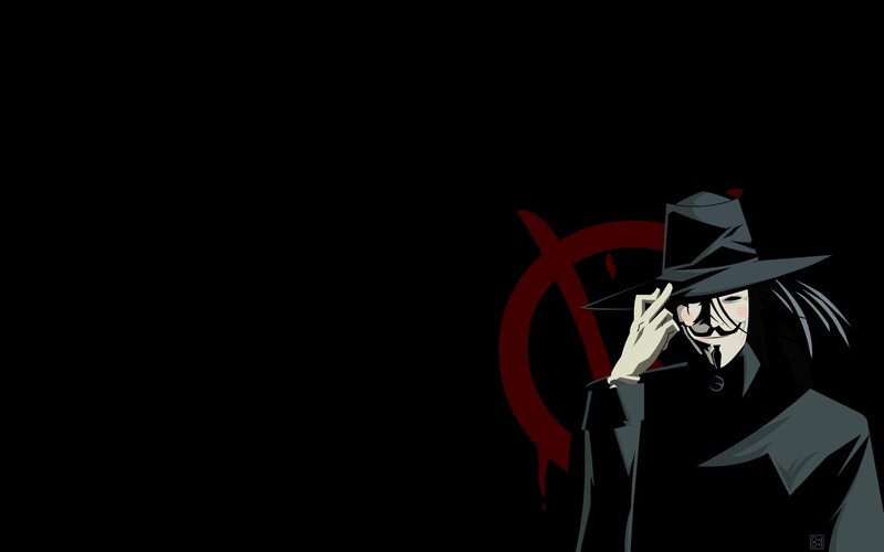 Person in Mask and Hat — Black, Dramatic, Night, Digital Art, Coat