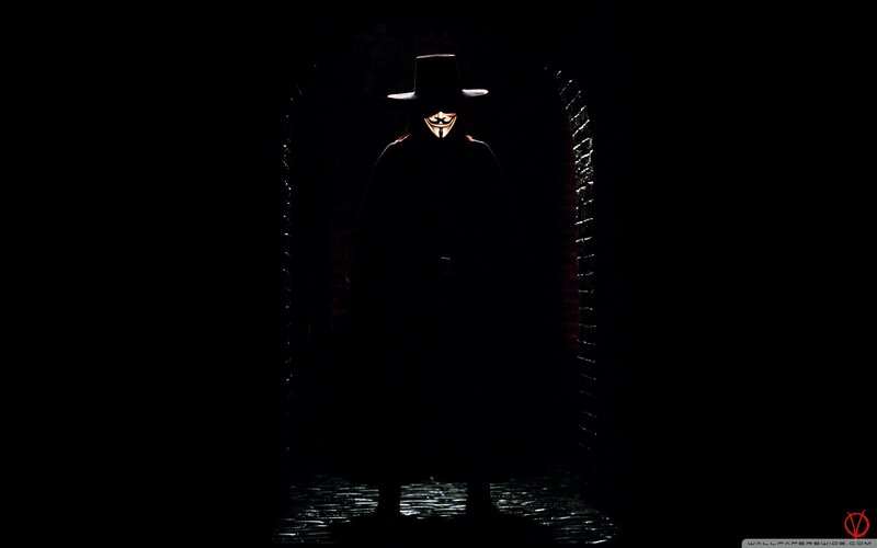 Person in Mask and Hat — Black, Dramatic, Night, Photograph, Trench Coat