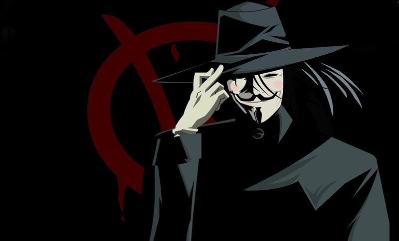 Person in Mask and Hat — Black, Dramatic, Night