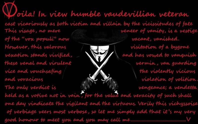 Person in Mask with Swords