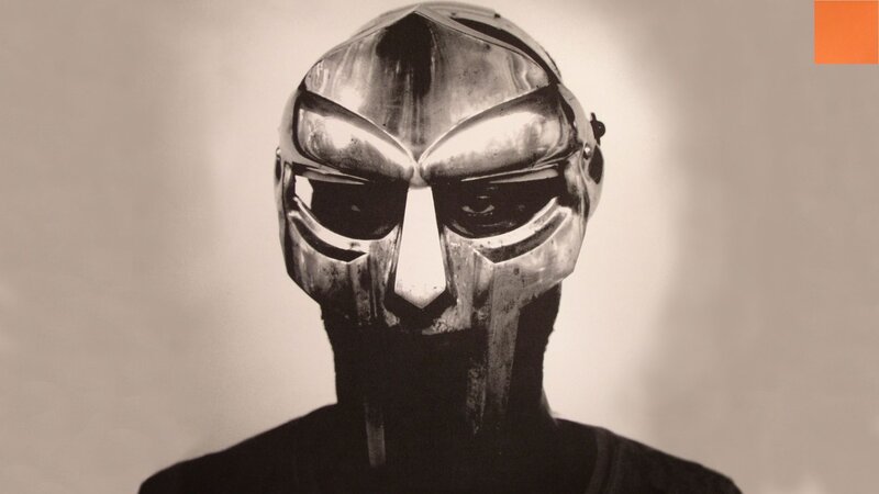 Person in Metal Mask — Black, Dramatic