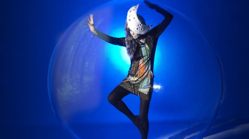Person in Moon Hat