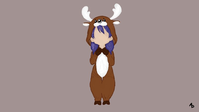 Person in Moose Onesie