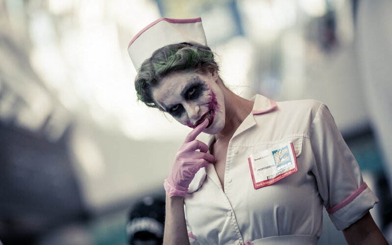 Person in Nurse Costume