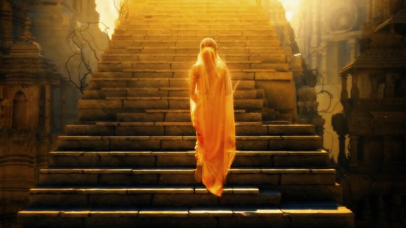 Person in Orange Robe