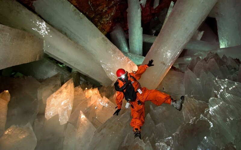 Person in Orange Suit — Dramatic, Photograph