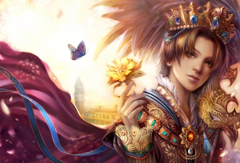 Person in Ornate Armor