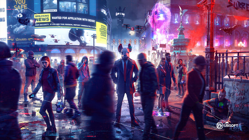 Person in Pig Mask — Blue
