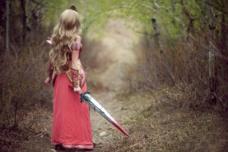 Person in Pink Dress — Serene