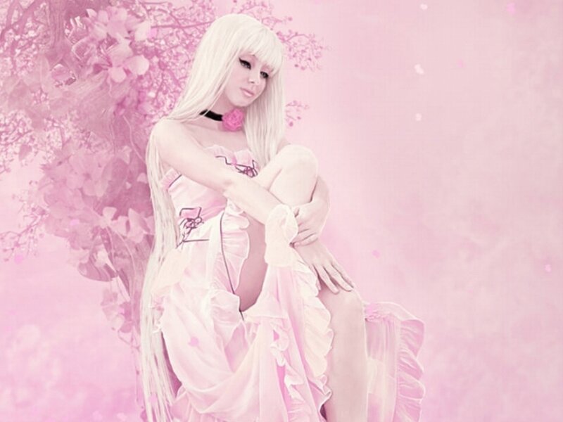 Person in Pink Dress