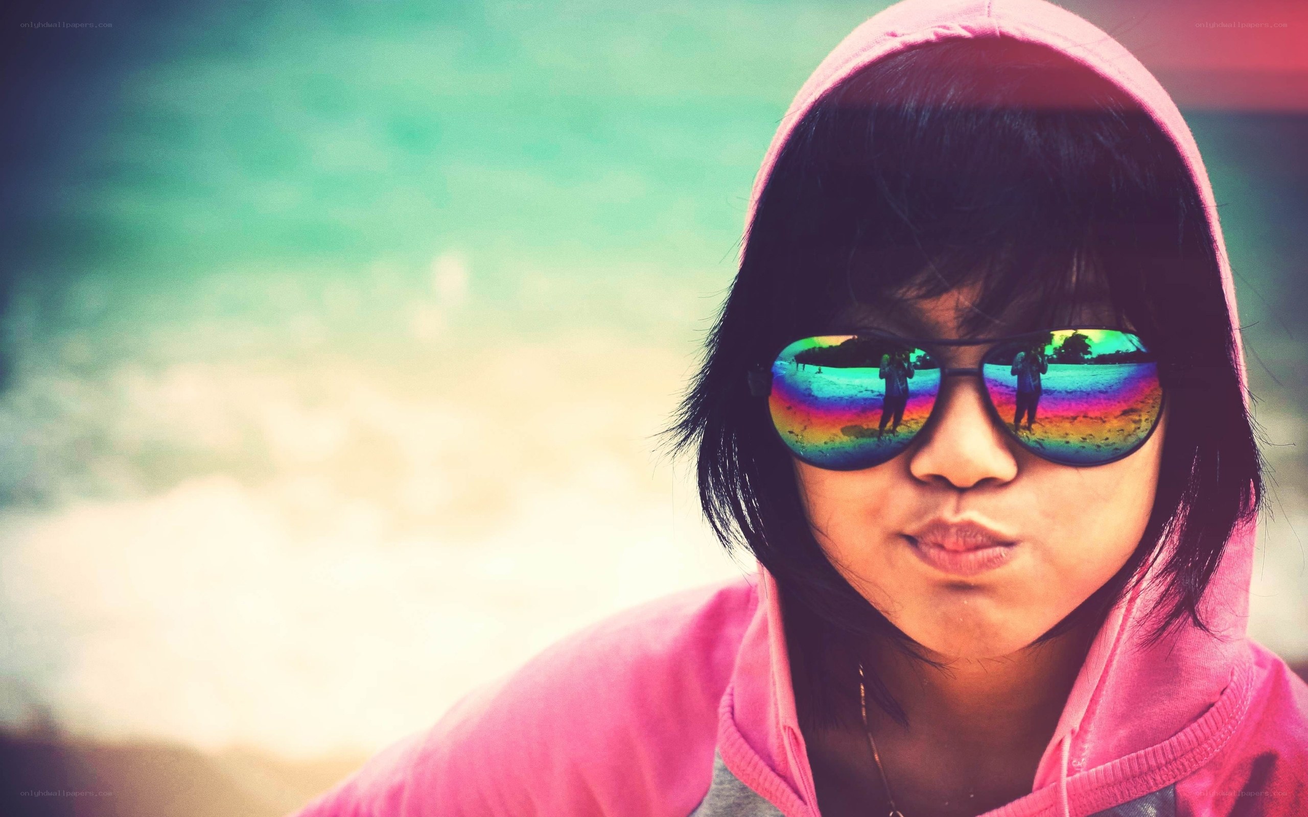 person in pink hoodie