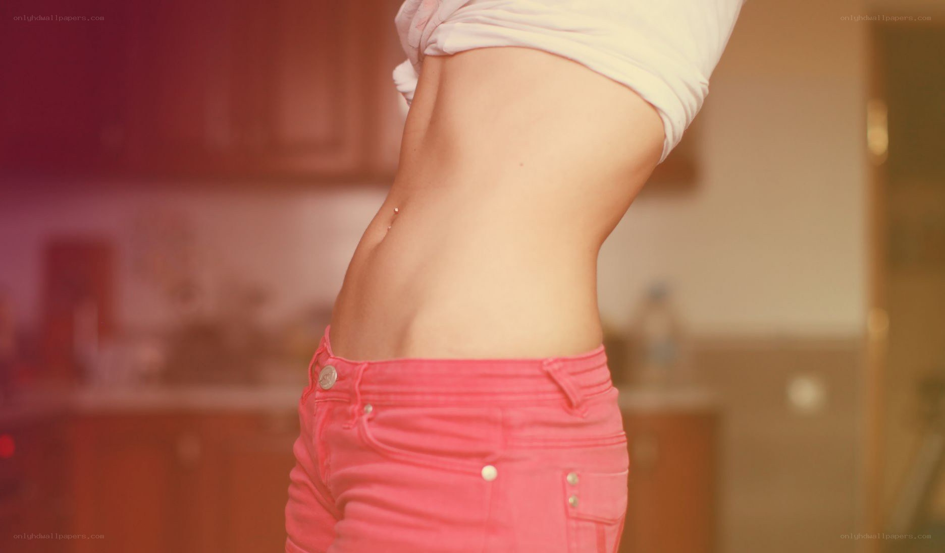 person in pink pants