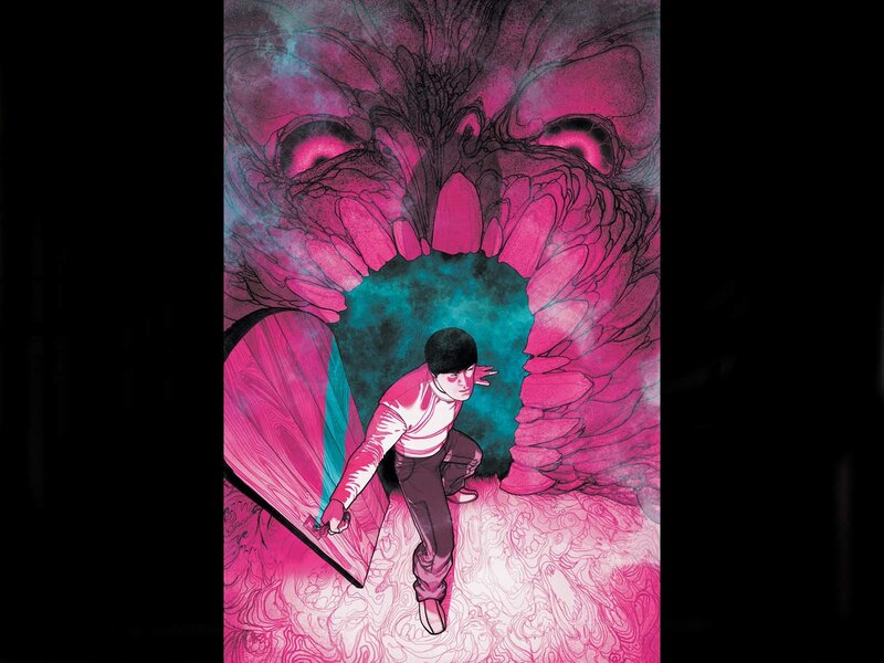 Person in Pink Tunnel