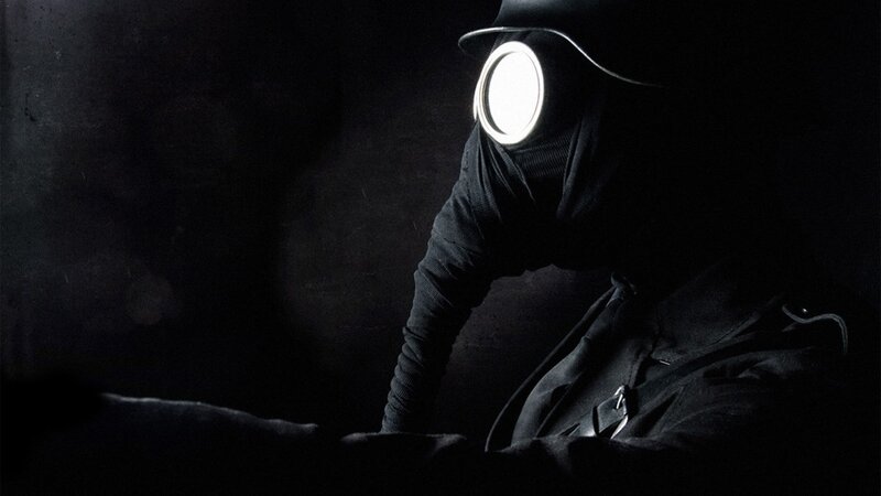 Person in Plague Doctor Mask — Black