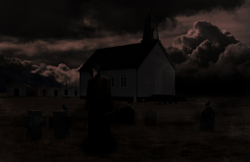 Person in Plague Mask — Black