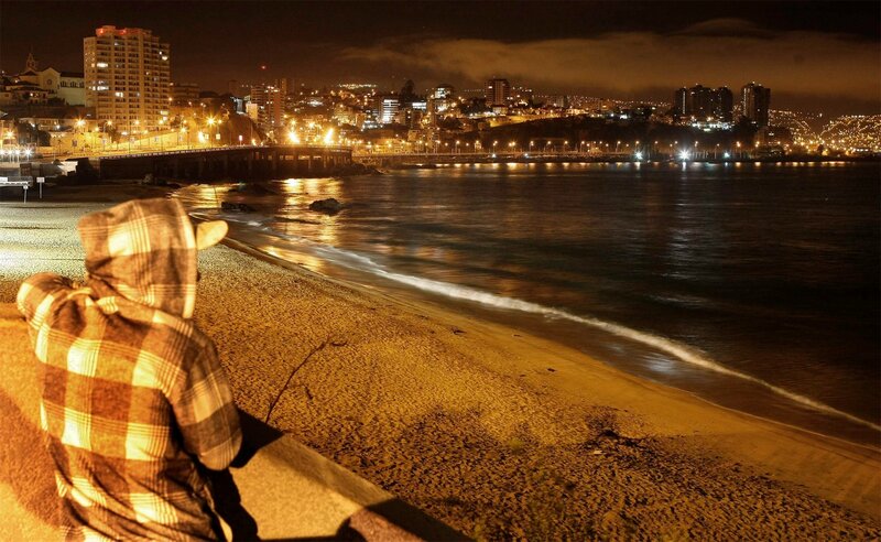 Person in Plaid Hoodie