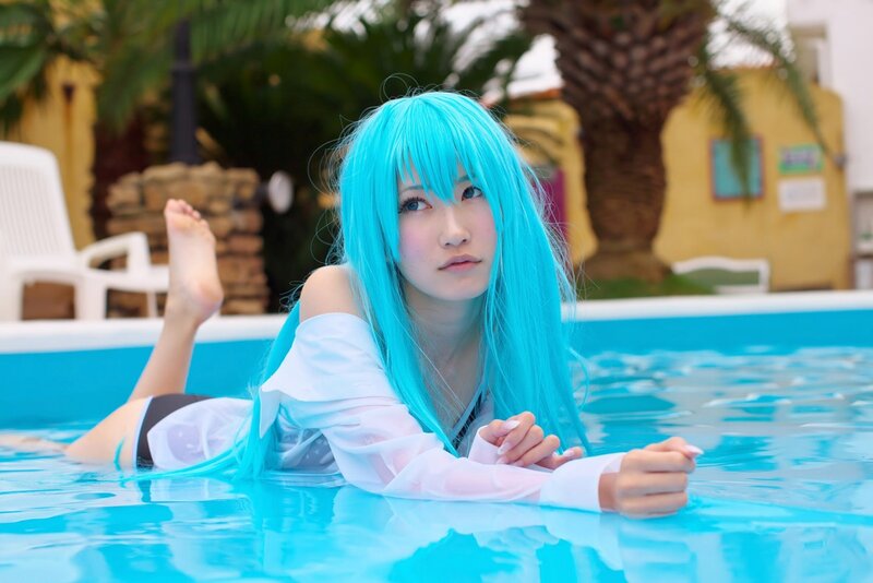Person in Pool