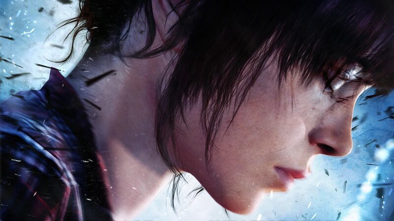 Person in Profile View — Blue, Dramatic