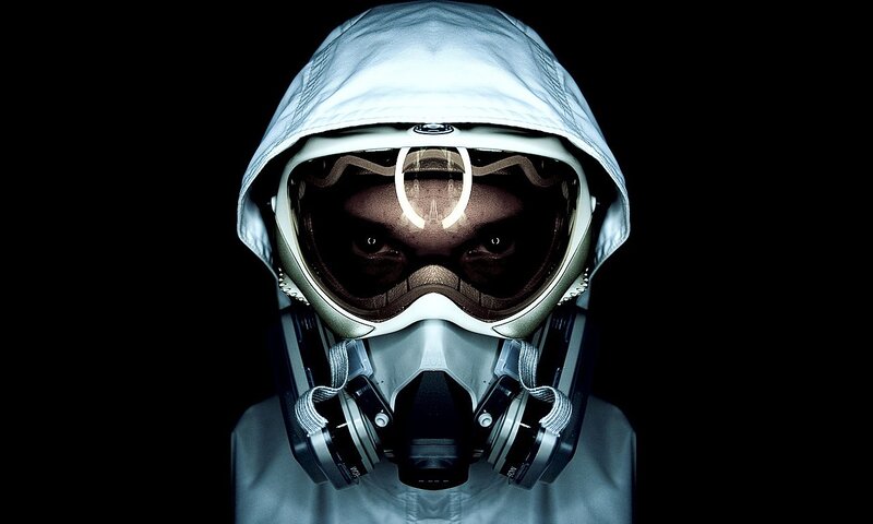 Person in Protective Gear — Black